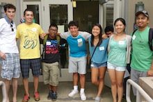 New Student Orientation winning team